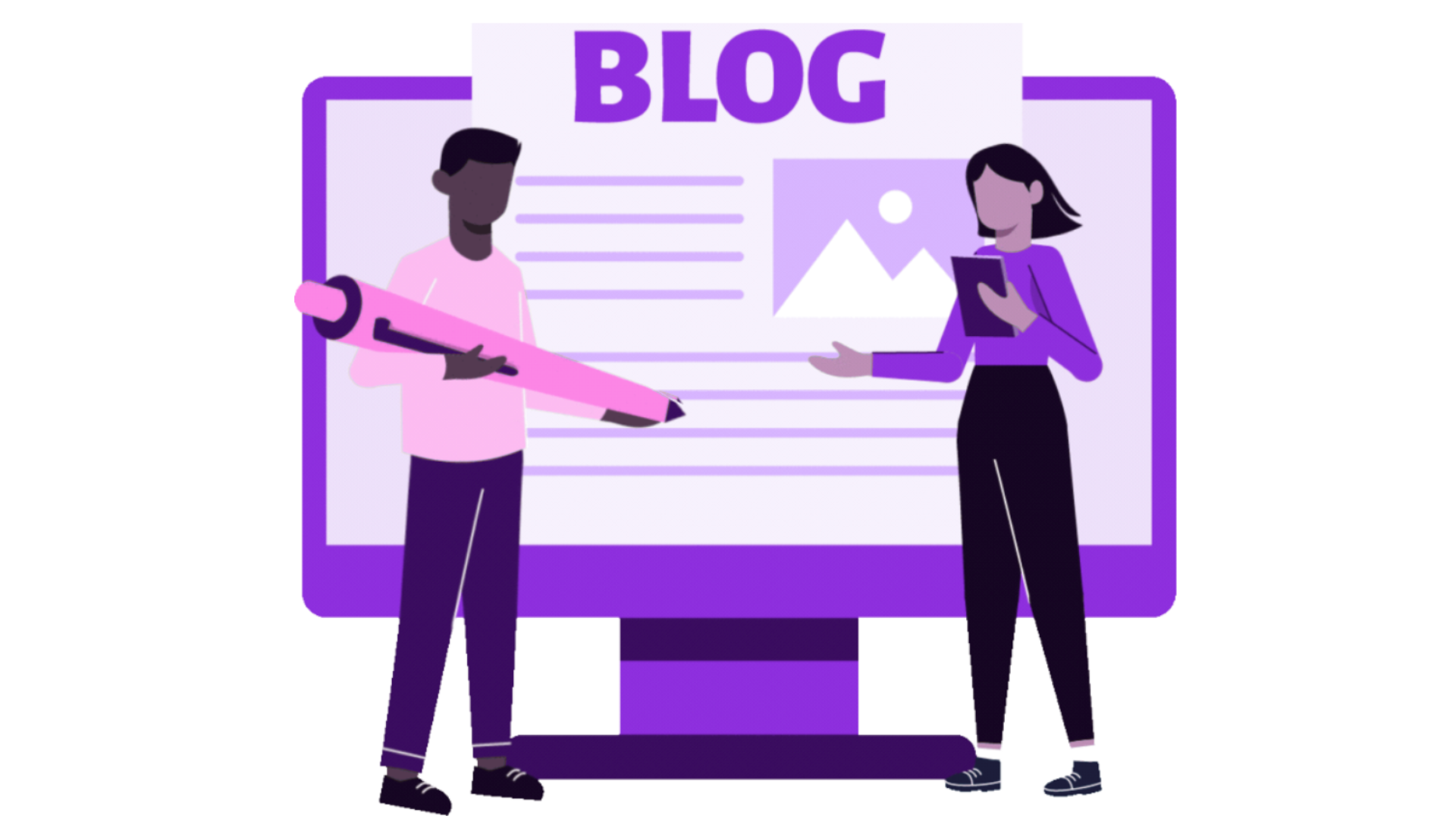 Business technology illustration