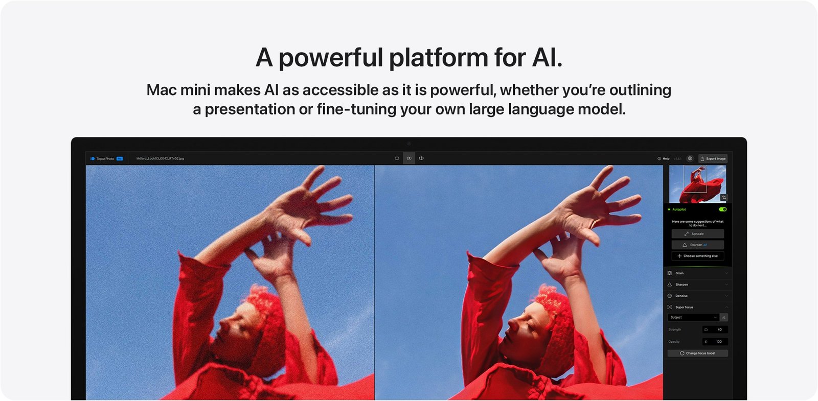 Designed for Apple Intelligence. Personal, private, powerful.